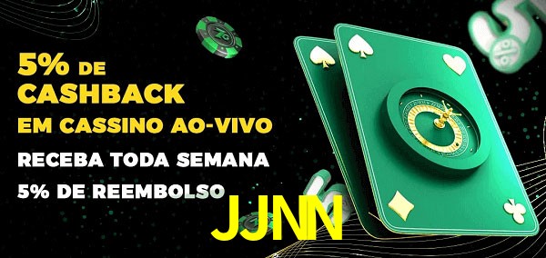 Promoções do cassino ao Vivo JJNN